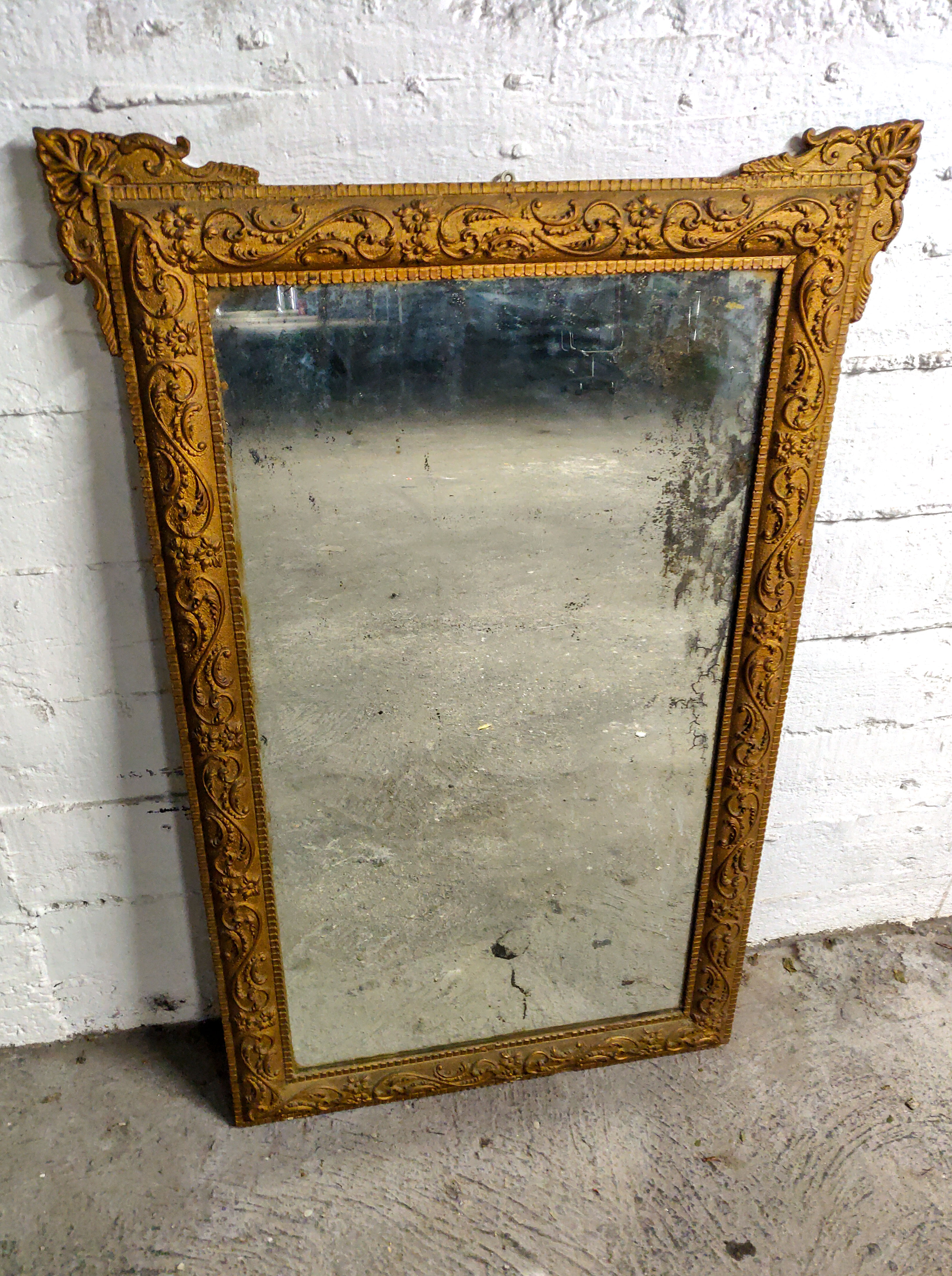 Napoleon III Mercury Mirror 122 cm