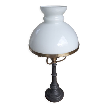 Lampe à poser opaline