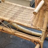 Rattan rocking horse