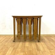 Vintage nesting tables by Paul Hundevad, Czech design, 1960s