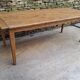 Table de ferme chêne 320 cm avec allonges 