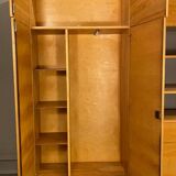 Modular bookcase with vintage wardrobe 60
