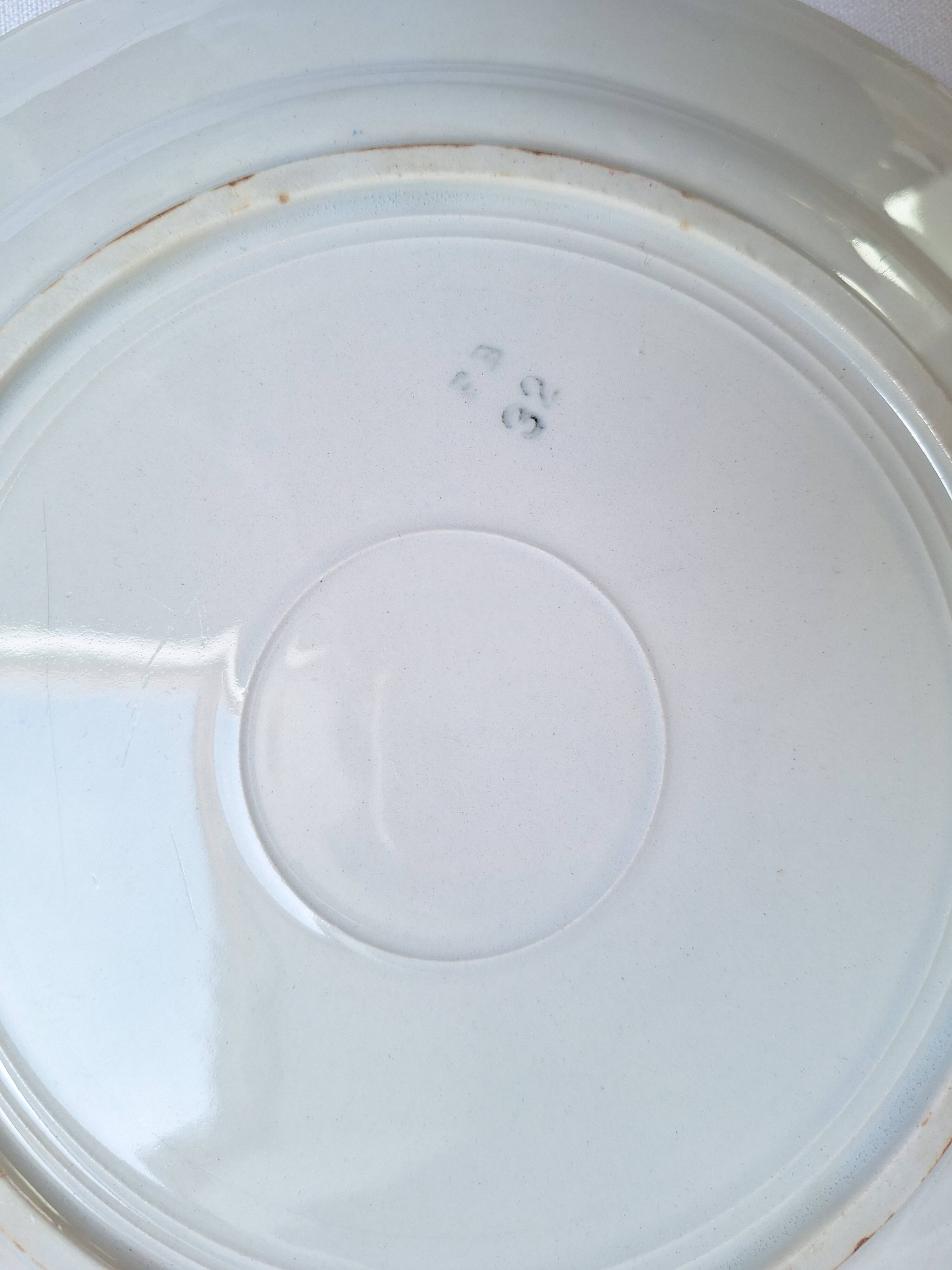 Henriot flat plates, Céranord, Sarreguemines Digoin