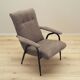 Fauteuil gris, design italien, années 1970, production : Italie