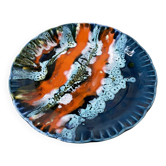 Assiette bleue céramique Vallauris