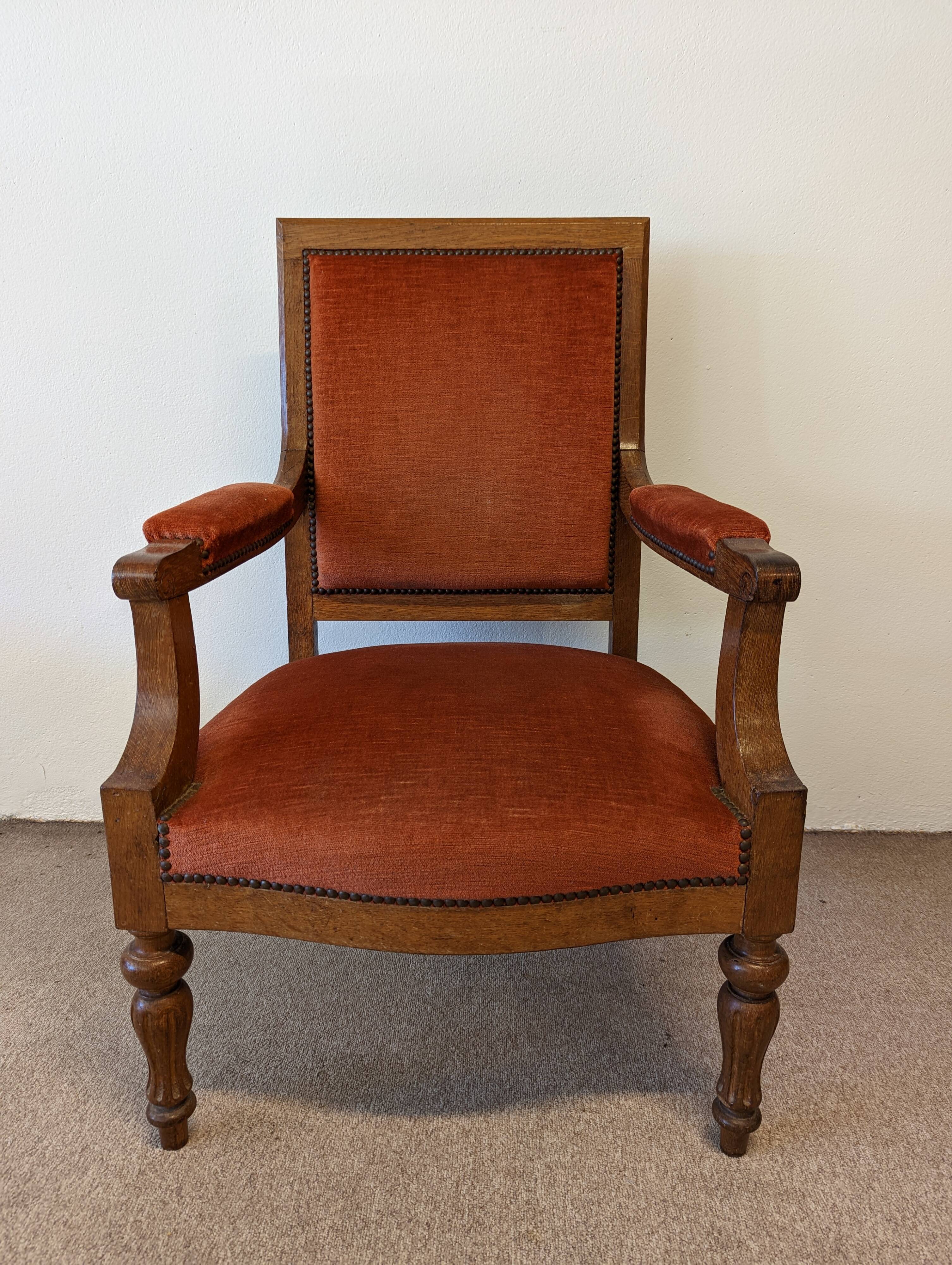 Oak armchair
