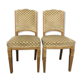 Paire de chaises époque art déco