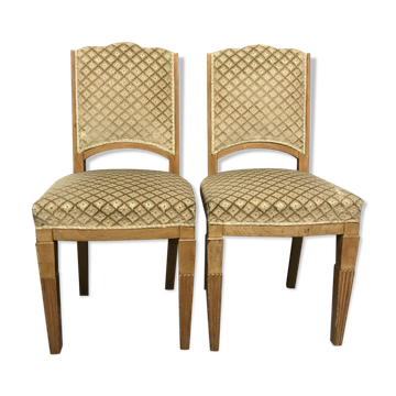 Paire de chaises époque art déco