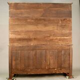 Vaisselier Louis XV en chêne et loupe de frêne