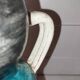 Vintage figurative pitcher in glazed terracotta – Female character