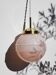 Suspensio en verre de Clichy rose