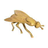 Vintage ashtray 70s bronze fly