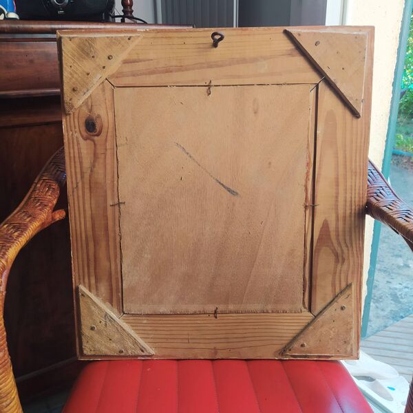 Tableau orientaliste – Vue d’Alger – huile sur toile marouflée sur panneau