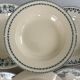 Lot 6 blue ironstone deep plates French earthenware ironstone
