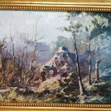 Peinture à l'huile - H. Thévenot