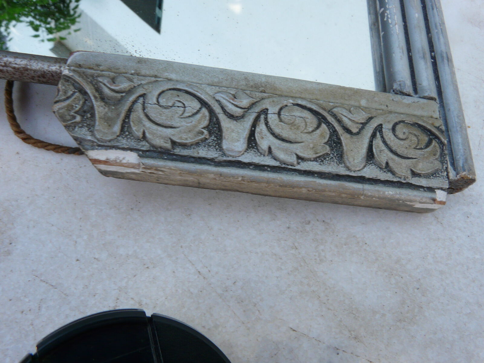 Miroir années 40 39x23cm