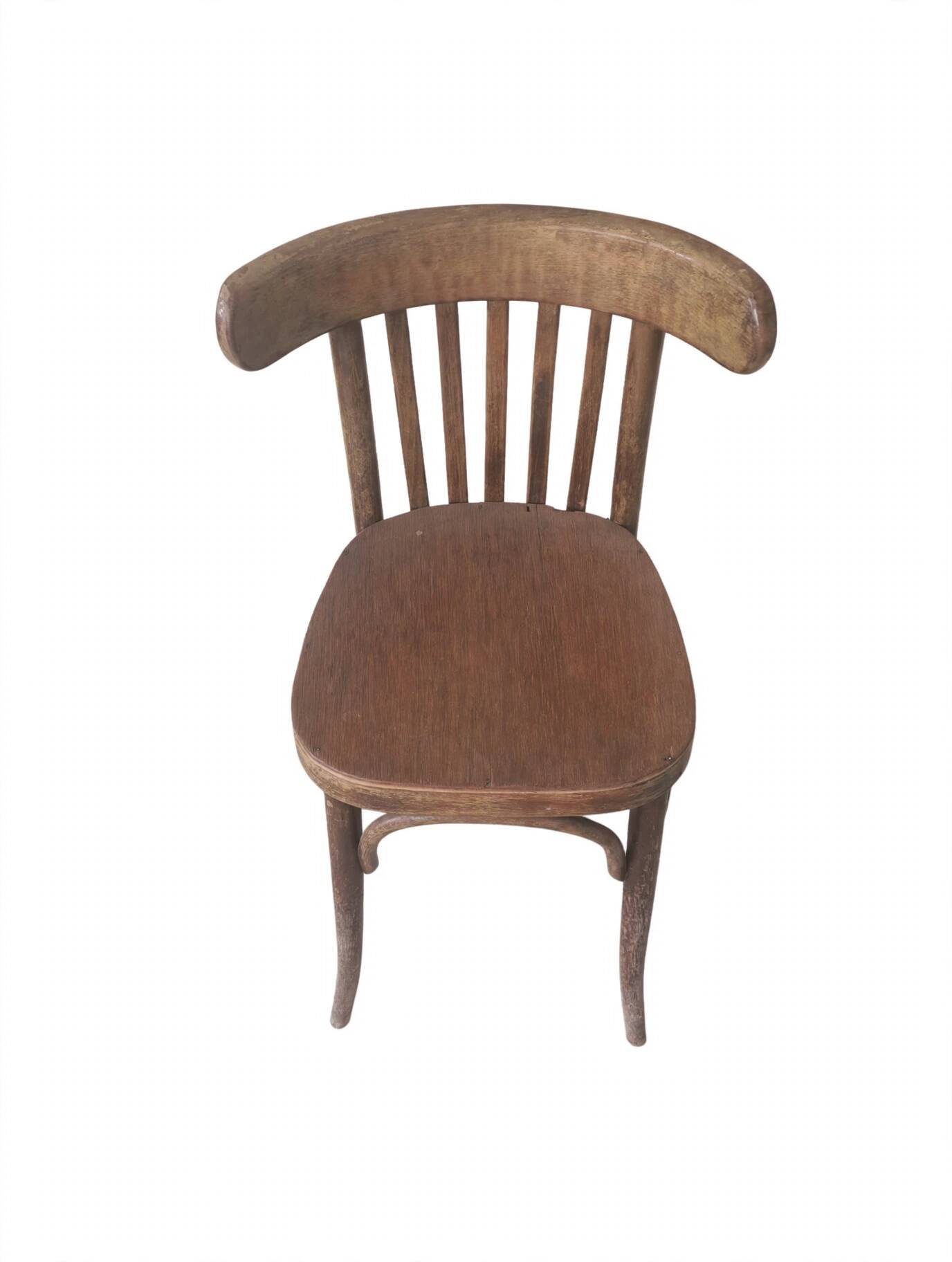 Chaise bistrot en hêtre courbée modèle n°18 style Thonet