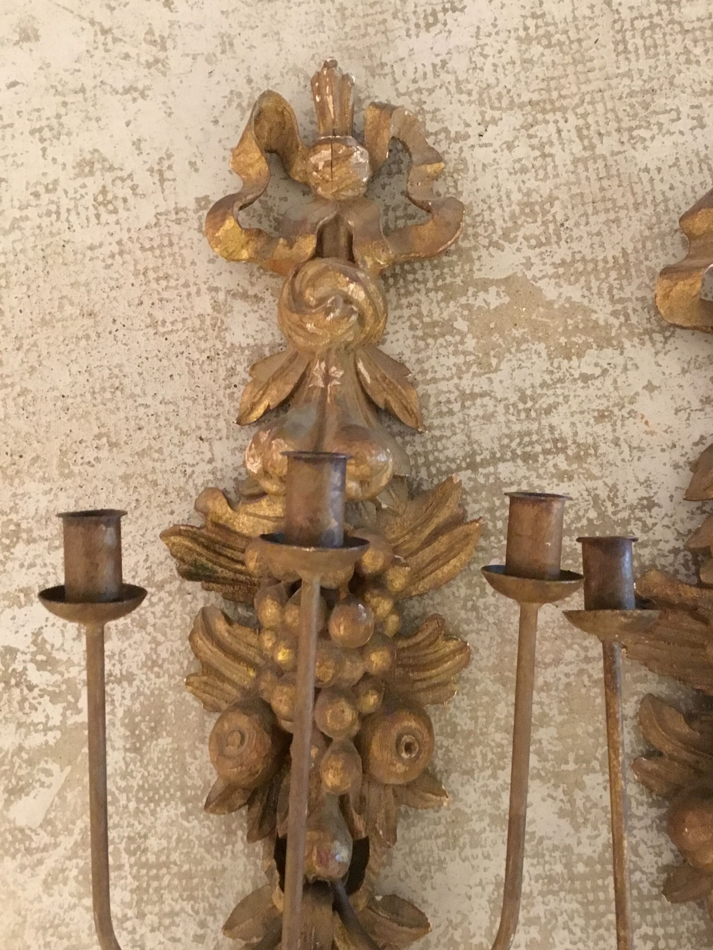 Pair of sconces