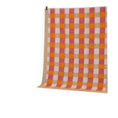 Jute rug with pink and orange patterns Matias Moellenbach