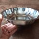 Metal salad bowl