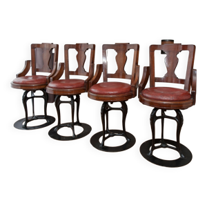 4 chaises officier de