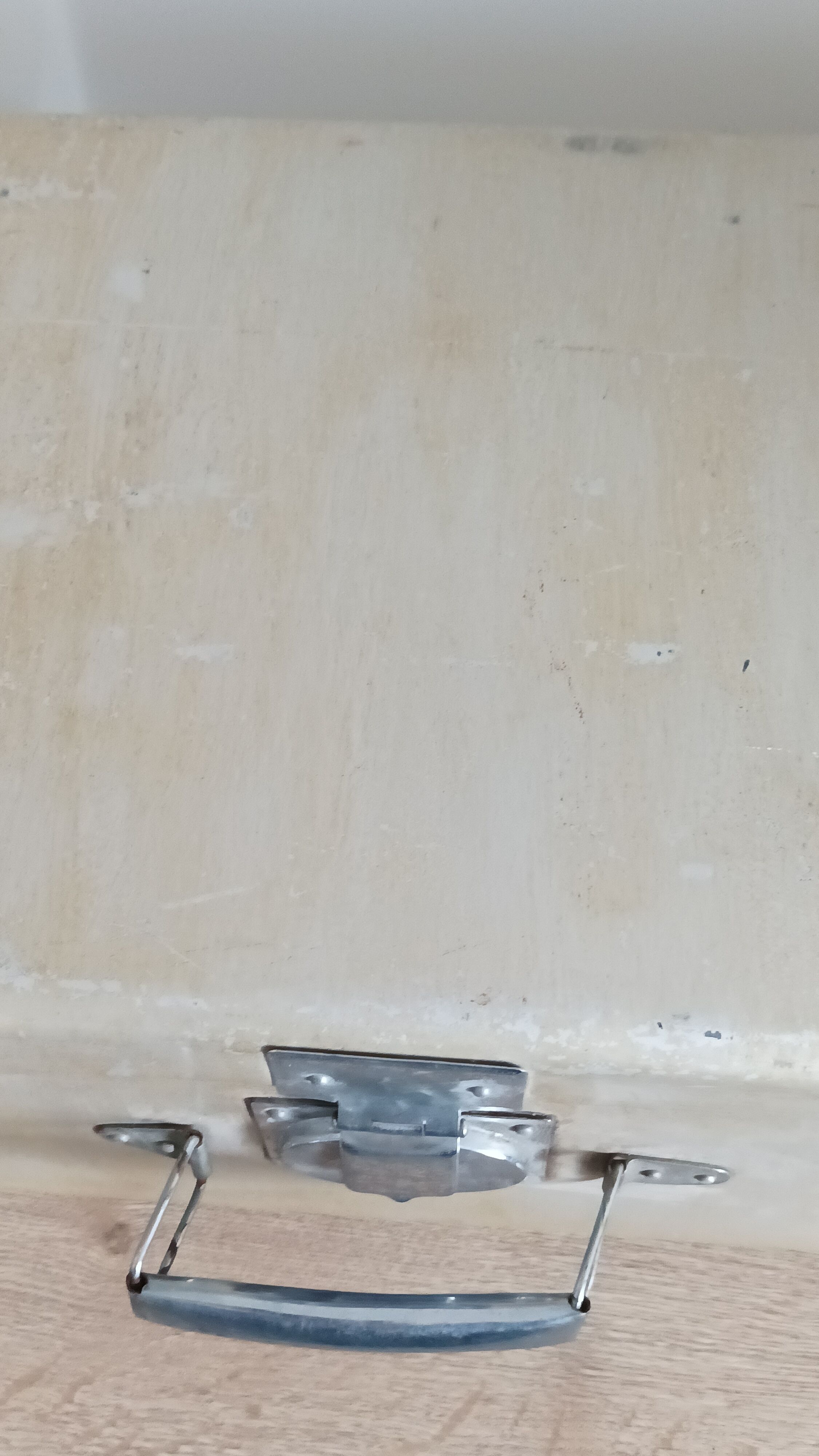 Vintage metal suitcase