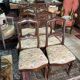 série de 6 chaises en Noyer fin XIXème