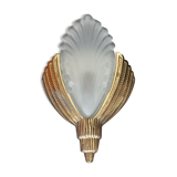Art Deco wall lamp glass paste