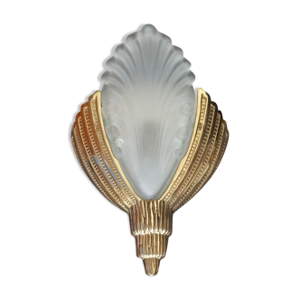 Art Deco wall lamp glass paste