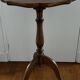 Vintage wooden pedestal table