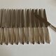 Set de 12 couteaux de table en métal argenté filet 1960