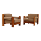 Fauteuils en orme, 1980’s