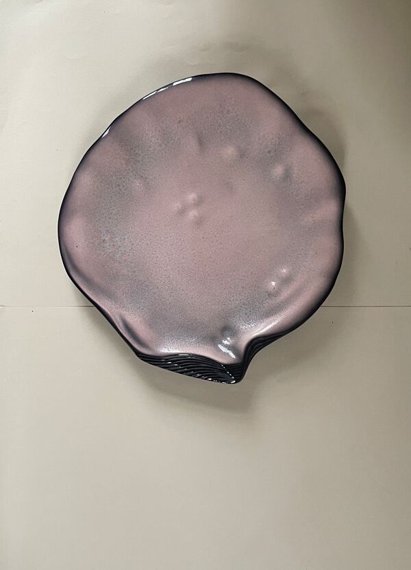 Plat huitre Pol Chambost N°1042 45 cm vaisselle vintage