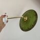 Vintage green enamelled sheet metal wall lamp shade - 2 -