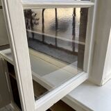 XL display case with white patina
