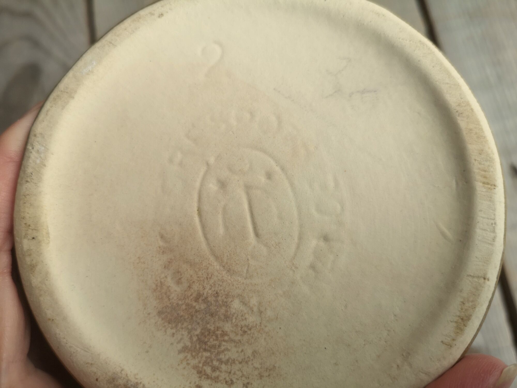 Brown Grepots Digoin sandstone pitcher