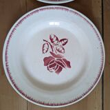 2 Digoin Sarreguemines Rolande dinner plates