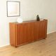Functional folding bed from the 1960s, teak veneer