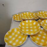 12 assiettes Creuses digoin Sarreguemines