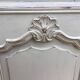 Louis XV style sideboard in cherry wood, revamped with Versailles parquet flooring