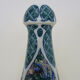 Art nouveau vase signed h gillieron floral decoration in earthenware