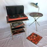 Vintage vinyl or magazine racks