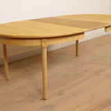 Vintage Oval Dining Table | Oak | Extendable | 3 Extension Leaves