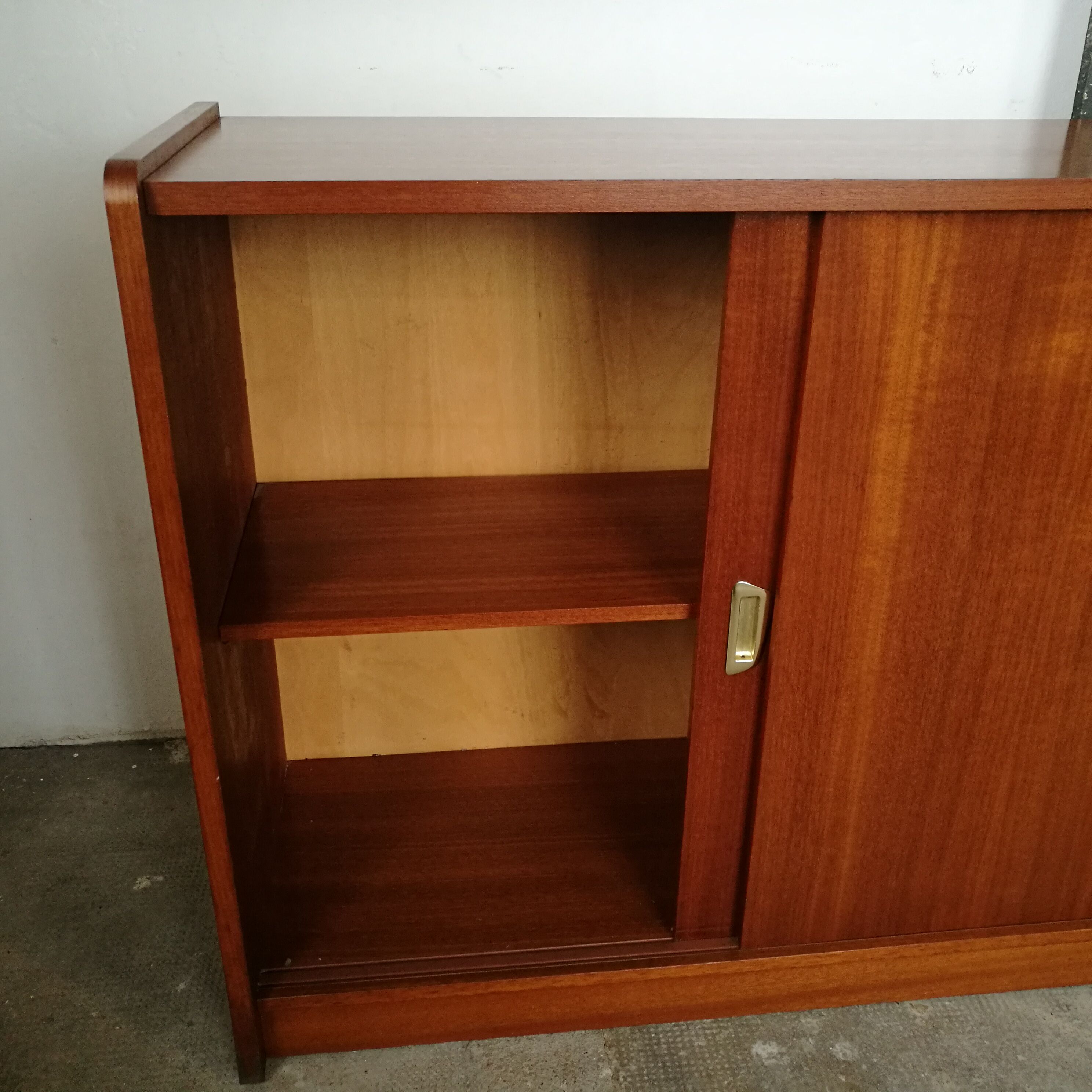Vintage sideboard, sliding doors