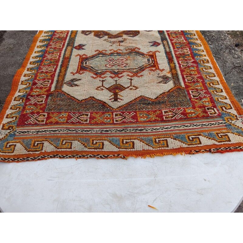 Moroccan wool rug