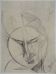 Antoine pevsner: face - signed lithograph