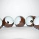 Set of 5 Mid-Century Design Ceiling Lamps Bubbles, E.S.Horn, Denmark, 1970s