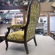 Fauteuil Voltaire à crémaillère