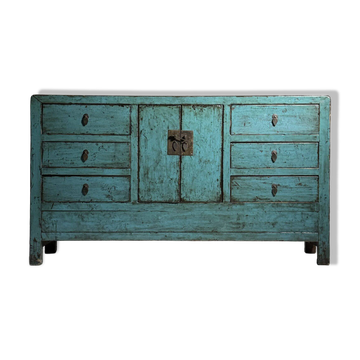 Chinese blue sideboard