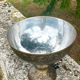 Ornate Floral Pedestal Champagne Cooler, brass ice bucket